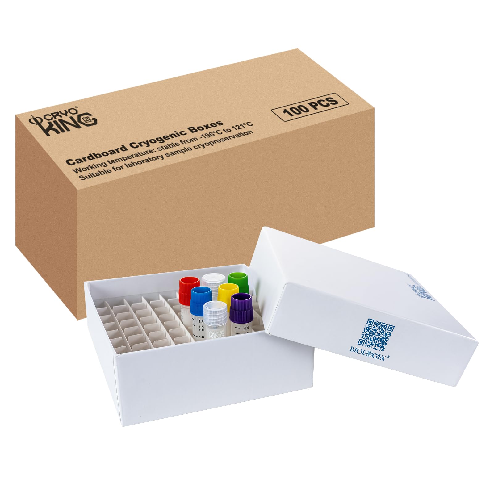 Amazon.com: CryoKing 2 Inch Height 81-well Lab Freezer Boxes